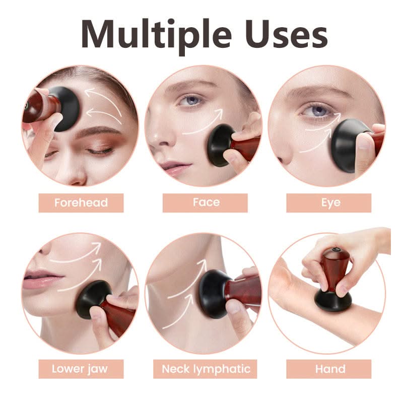 Bienelia™ Masajeador facial térmico de piedra Bian