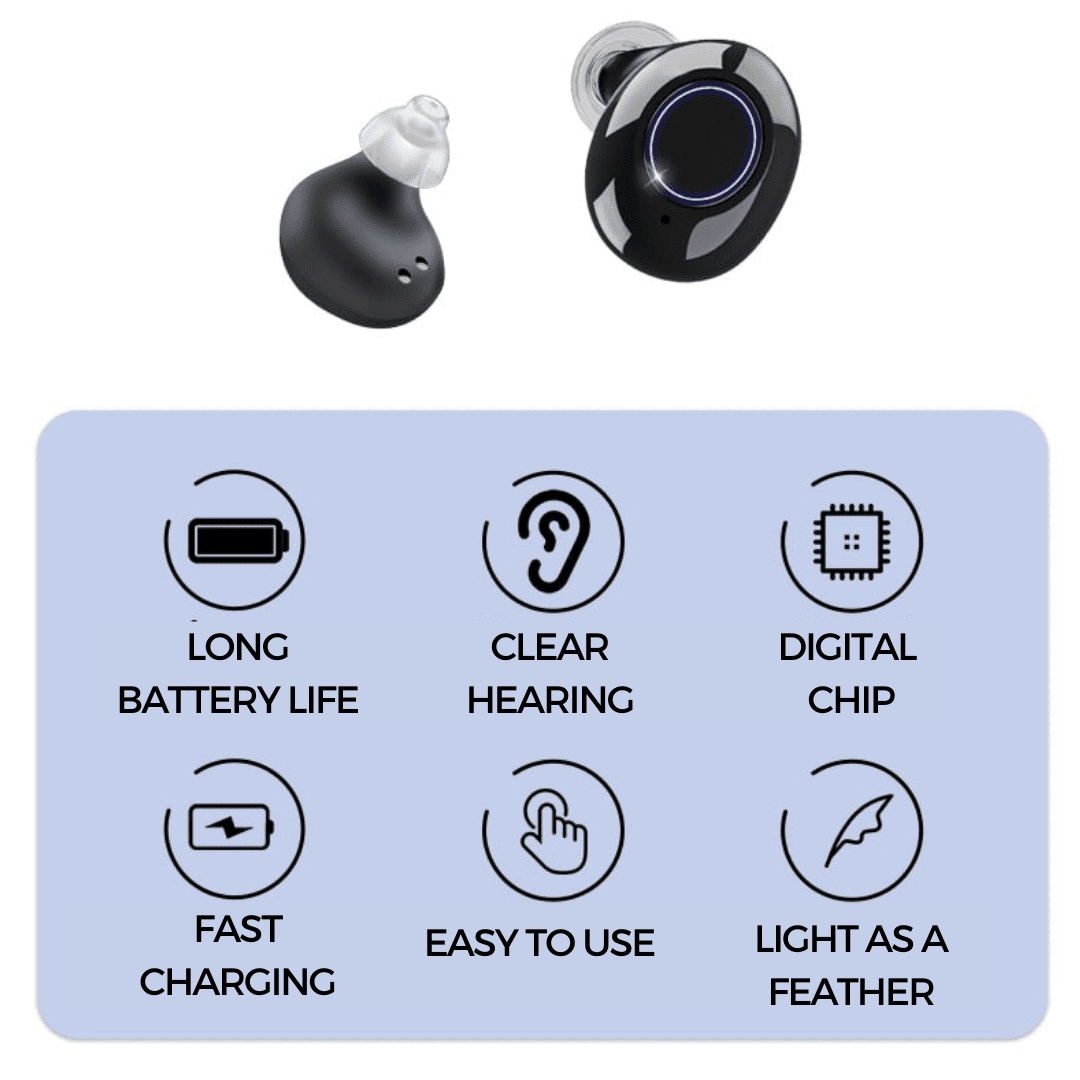 Bienelia™ Audífonos recargables de diseño moderno