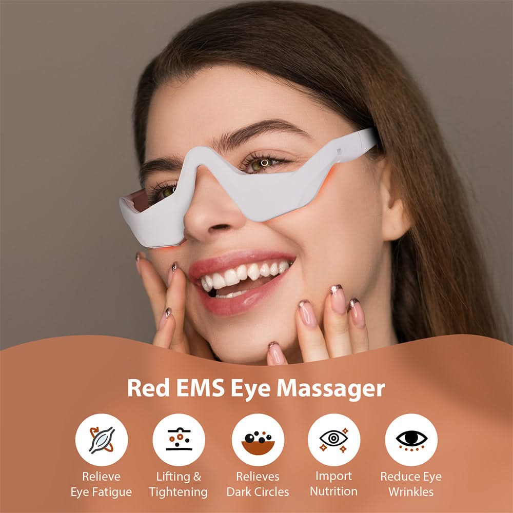 Bienelia™ Masajeador ocular de microcorriente y luz roja
