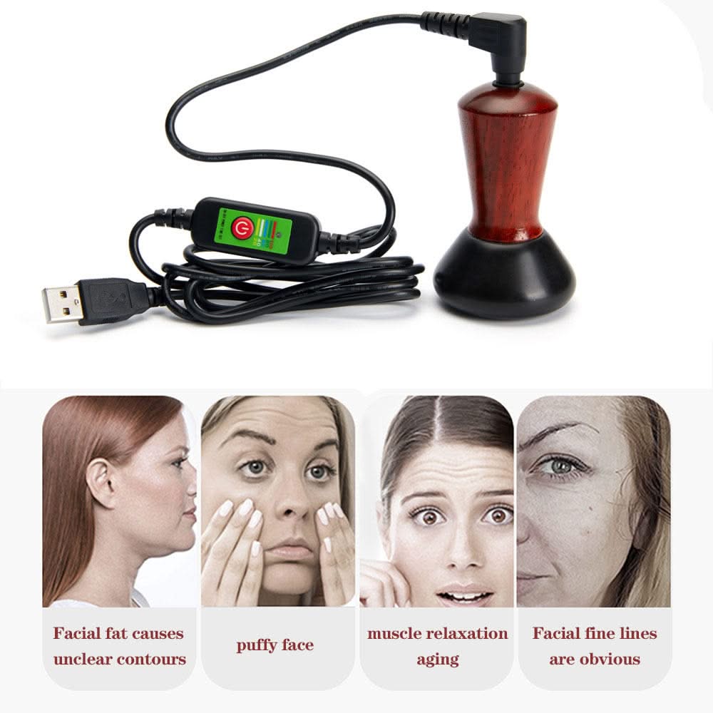 Bienelia™ Masajeador facial térmico de piedra Bian