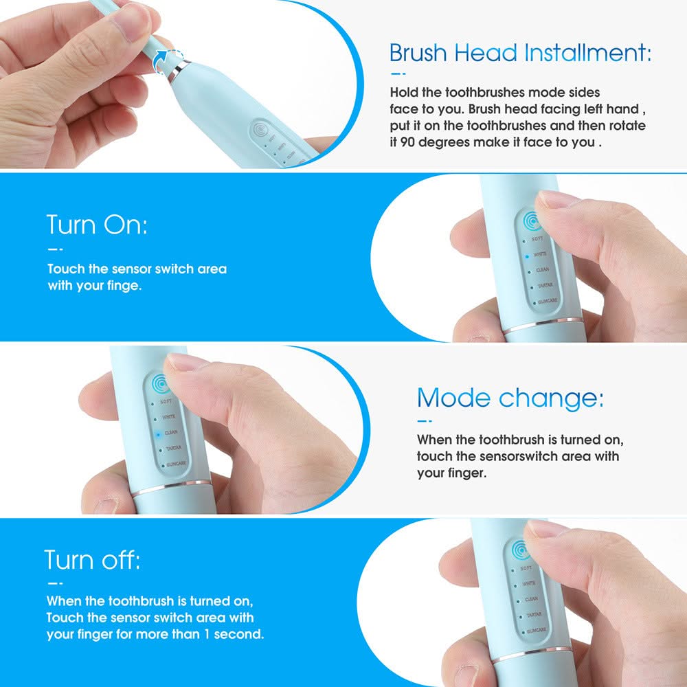 Bienelia™ Limpiador dental táctil inteligente