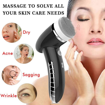 Bienelia™ Limpiador y masajeador facial sónico 4 en 1