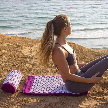 Bienelia™ Conjunto de esterilla y almohada de acupresión