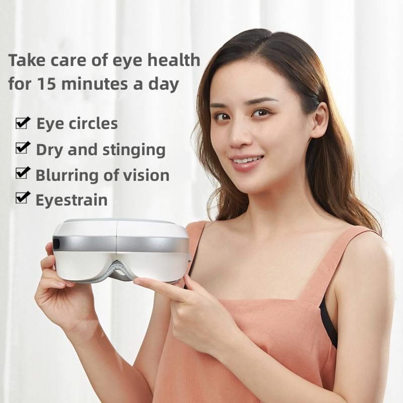 Bienelia™ Masajeador ocular con calor y música