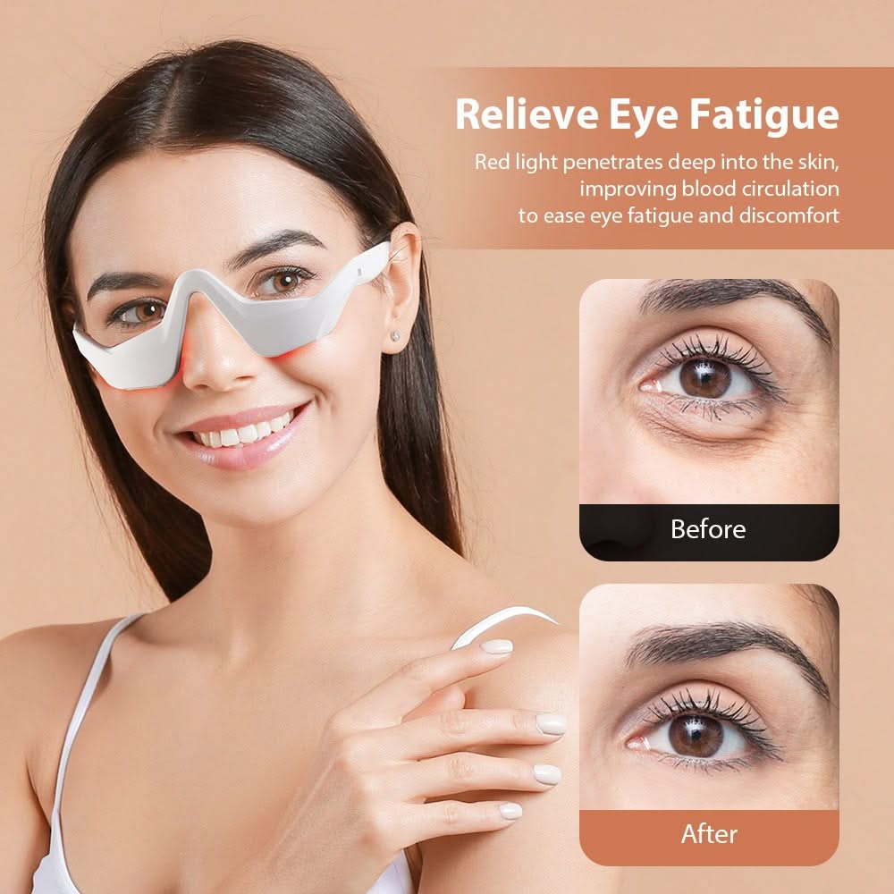 Bienelia™ Masajeador ocular de microcorriente y luz roja