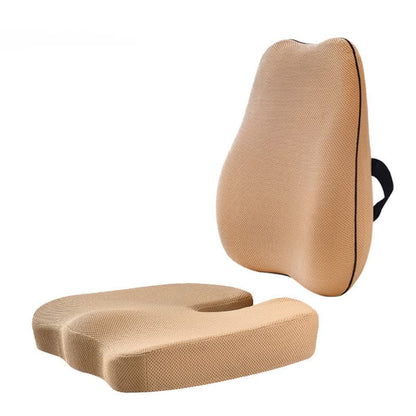 Bienelia™ Set ergonómico de cojines lumbar y de asiento
