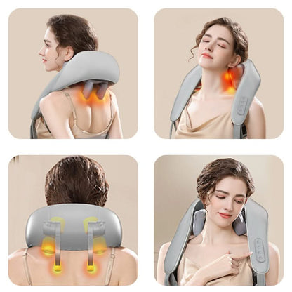 Bienelia™ Masajeador amasador para cuello y hombros