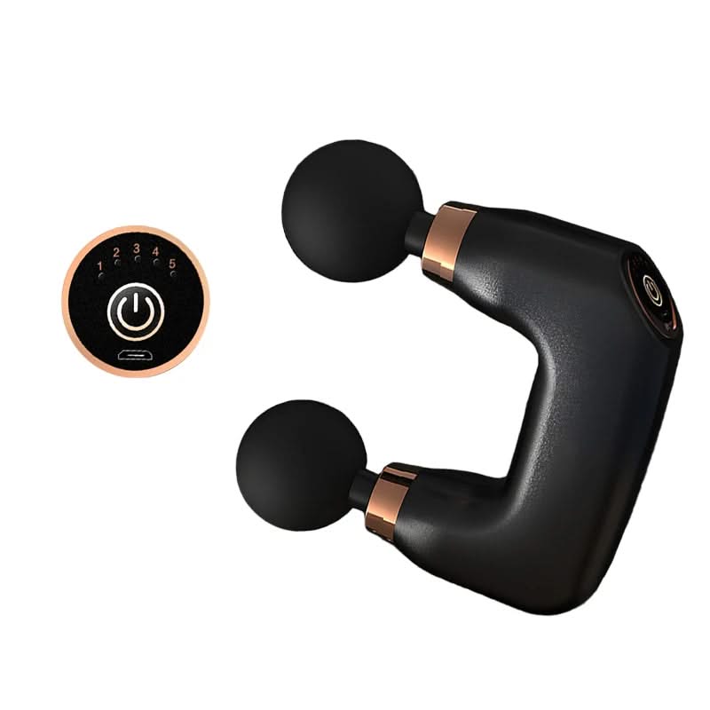 Bienelia™ Pistola de masaje de percusión con doble cabezal