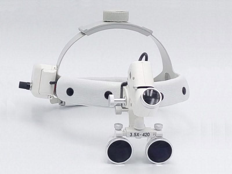 Bienelia™ Conjunto profesional de casco con lupa dental