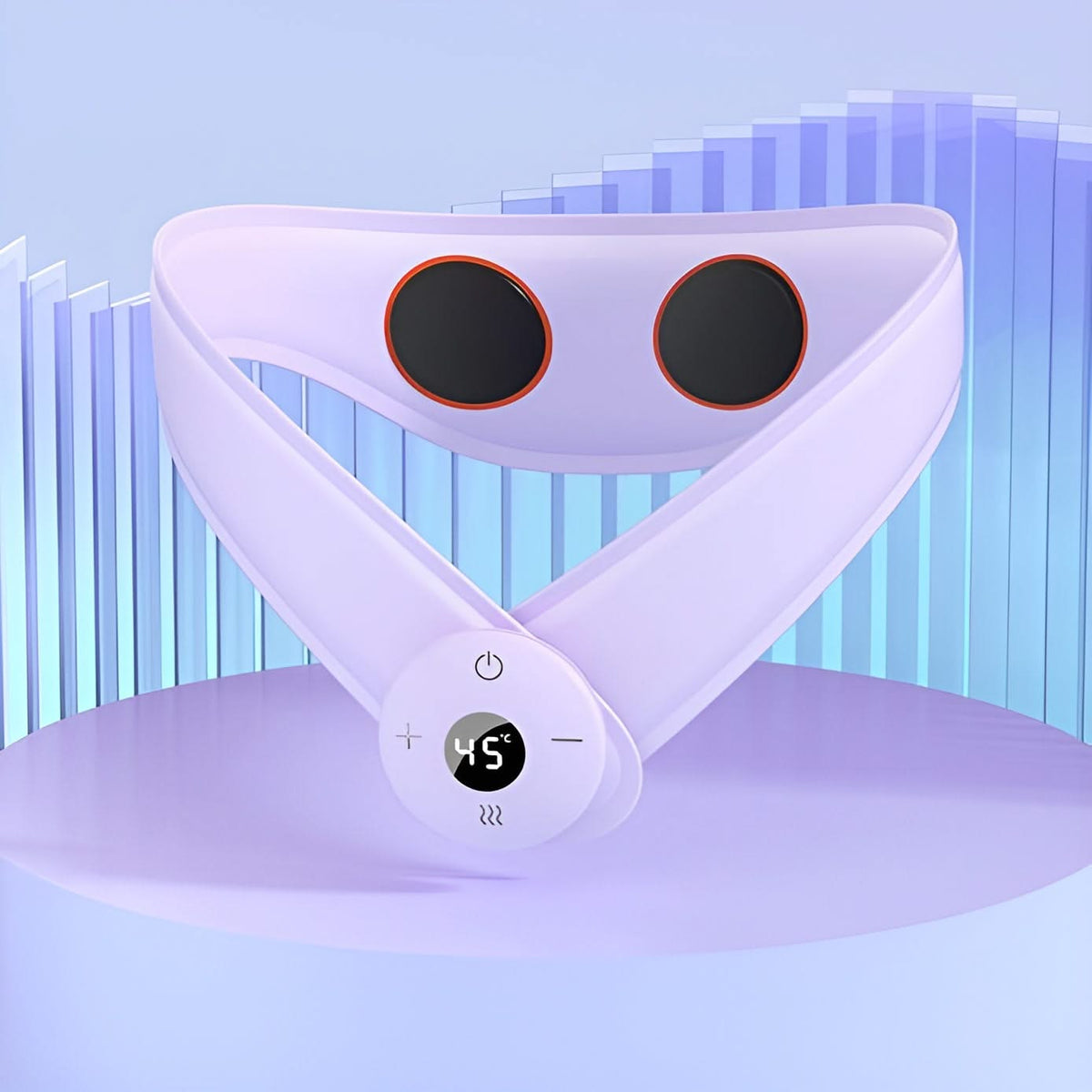 Bienelia™ Masajeador cervical EMS portátil con calor