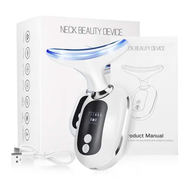 Bienelia™ Masajeador facial y cervical con terapia LED