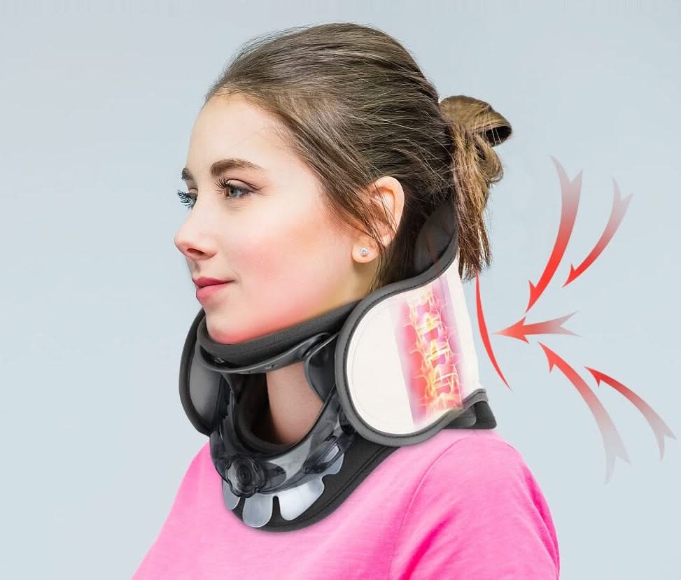 Bienelia™ Soporte inflable para aliviar el dolor de cuello