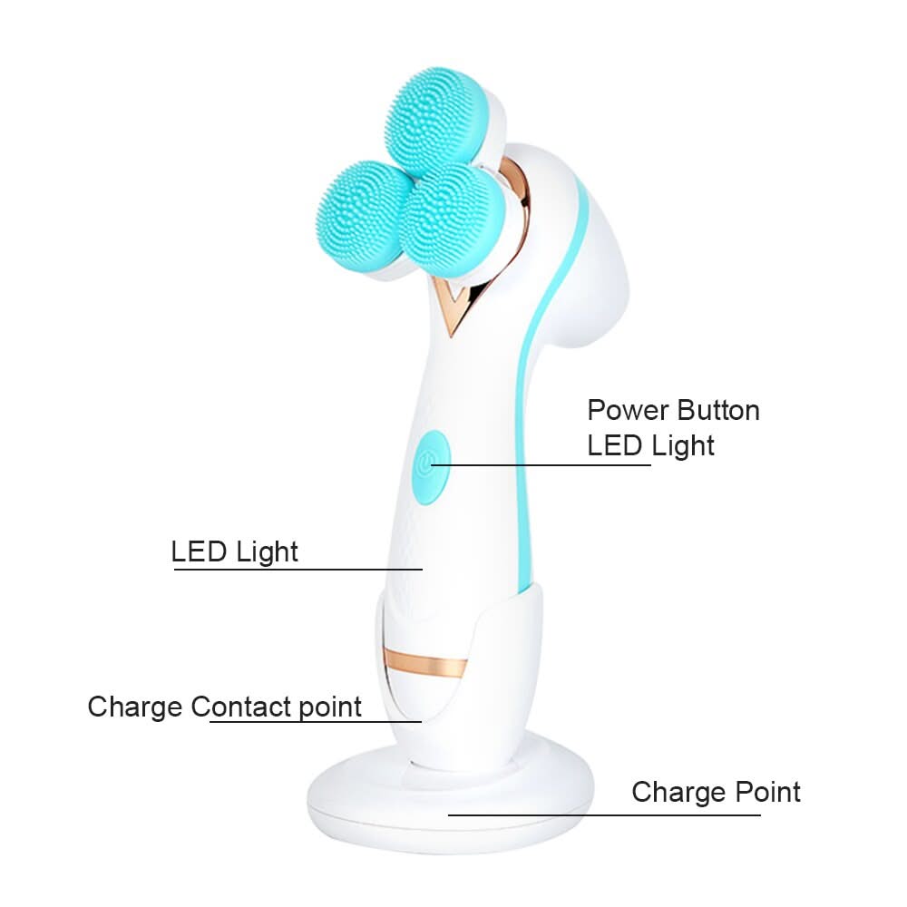 Bienelia™ Cepillo sónico de limpieza facial