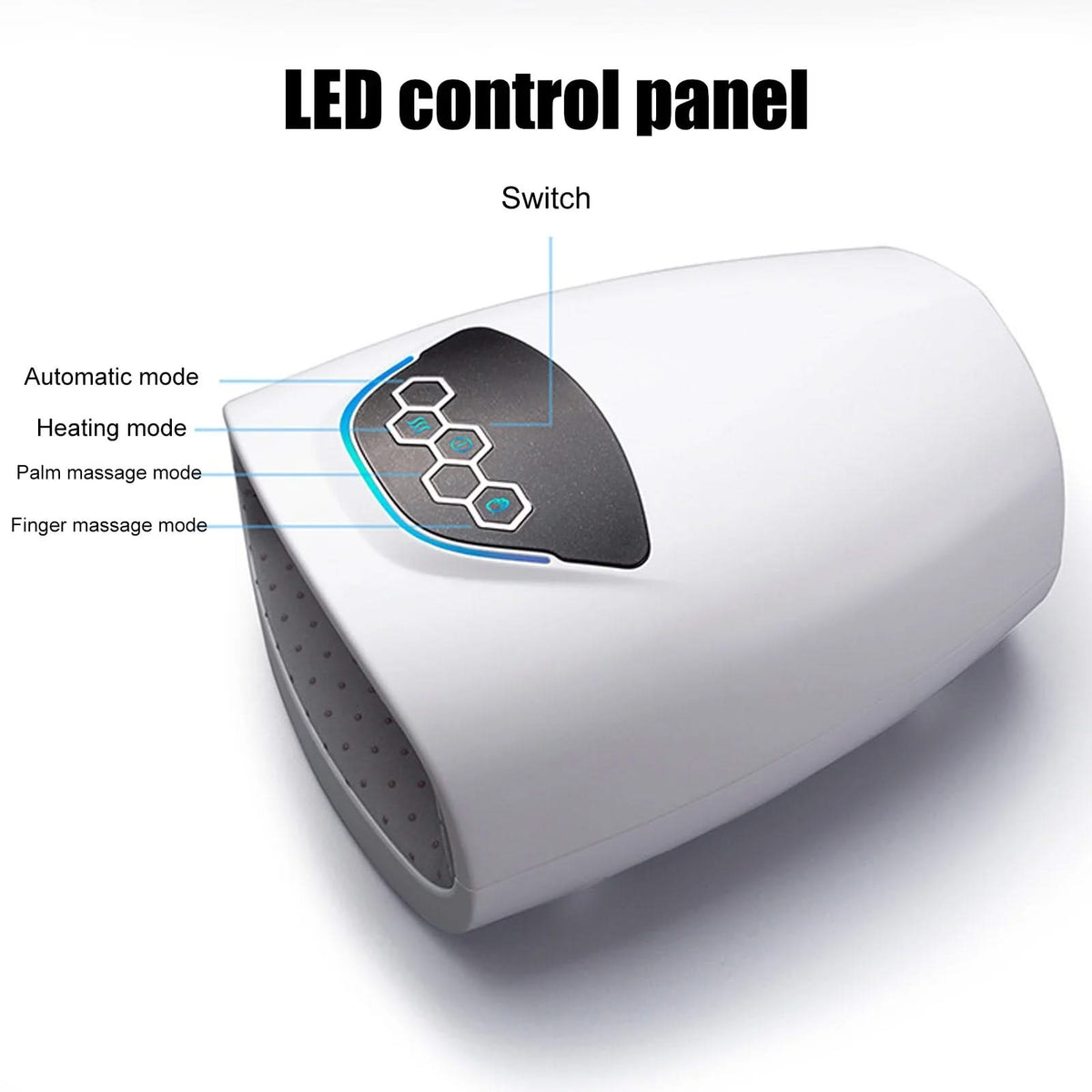 Bienelia™ Masajeador eléctrico de manos con calor y compresión