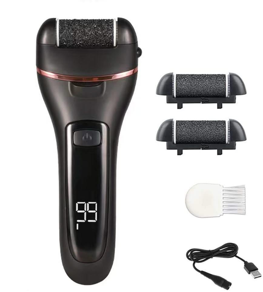 Bienelia™ Lima eléctrica para pies y set de pedicura 10 en 1 para eliminar durezas y callos