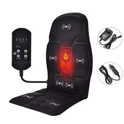 Bienelia™ Cojín masajeador térmico para espalda y asiento