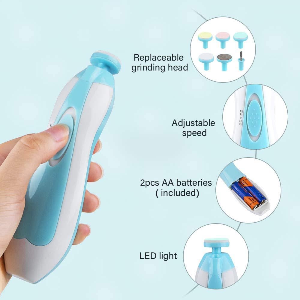 Bienelia™ - Lima eléctrica de uñas para bebés
