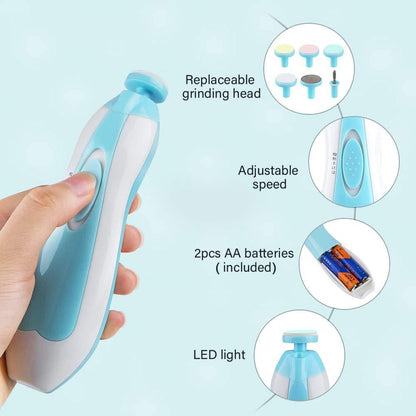Bienelia™ - Lima eléctrica de uñas para bebés