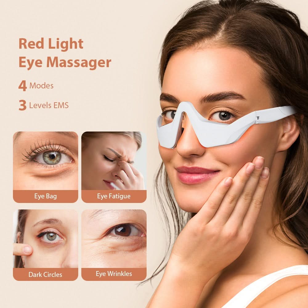 Bienelia™ Masajeador ocular de microcorriente y luz roja