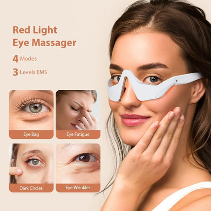 Bienelia™ Masajeador ocular de microcorriente y luz roja