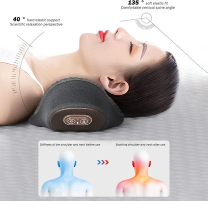 Bienelia™ Almohada cervical de masaje con calor y vibración