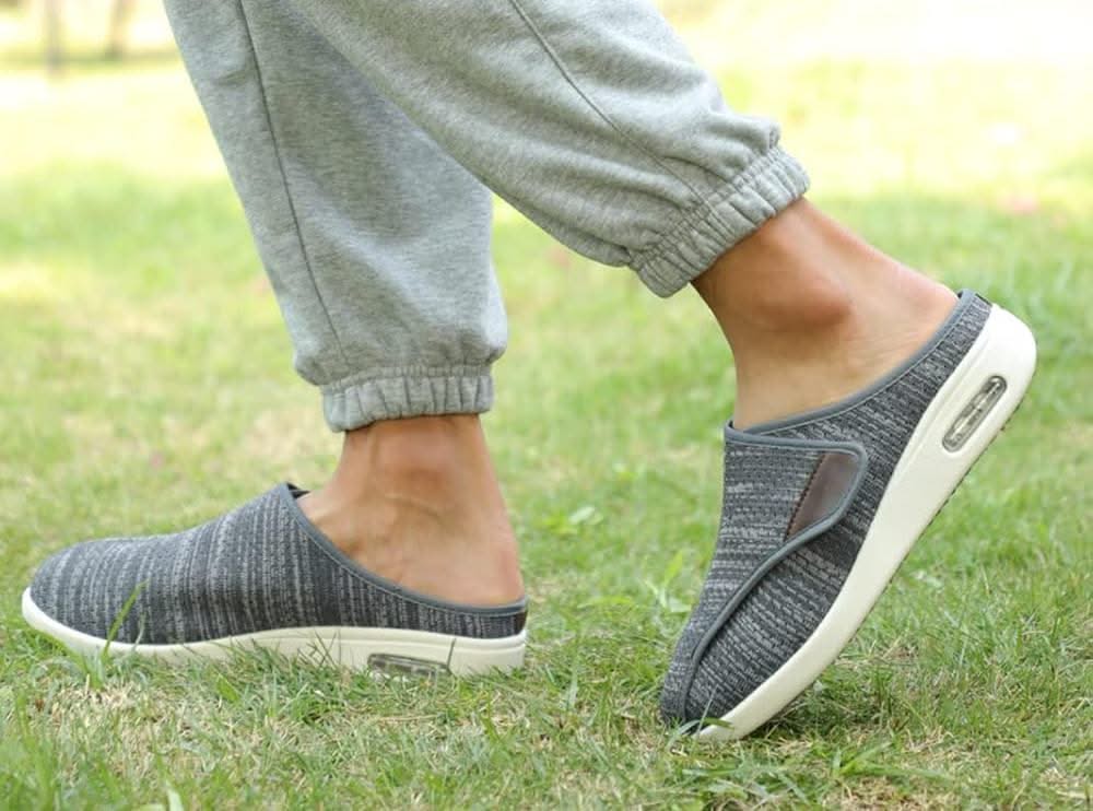 Bienelia™ Zapatos ortopédicos para hombres con edema y diabetes