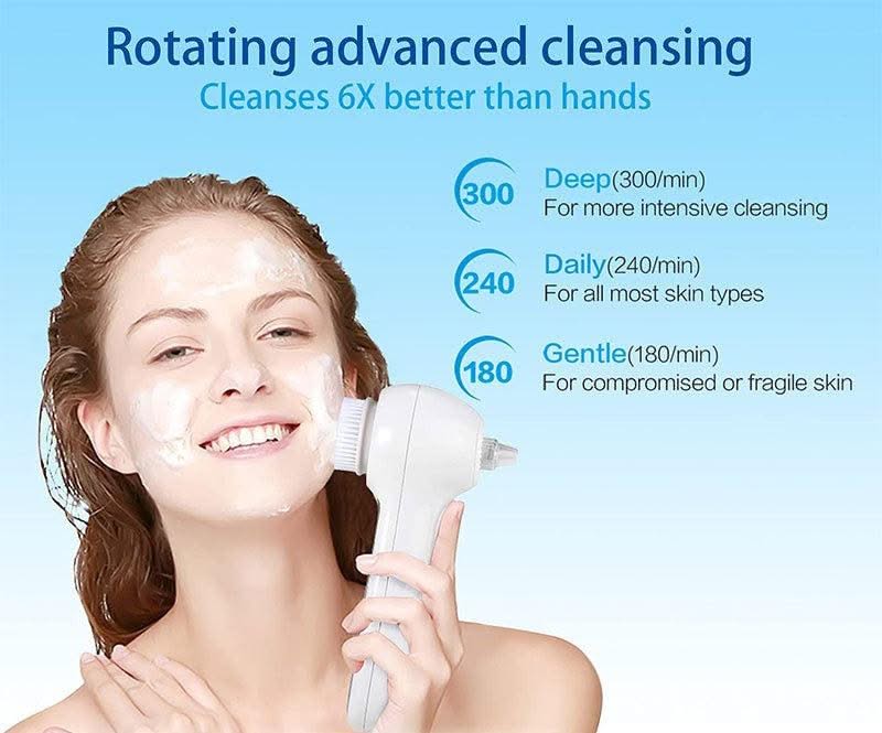 Bienelia™ Limpiador facial sónico 3 en 1