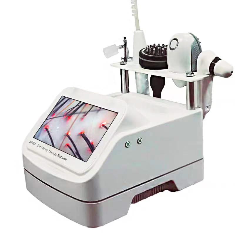 Máquina profesional 5 en 1 para terapia del cuero cabelludo