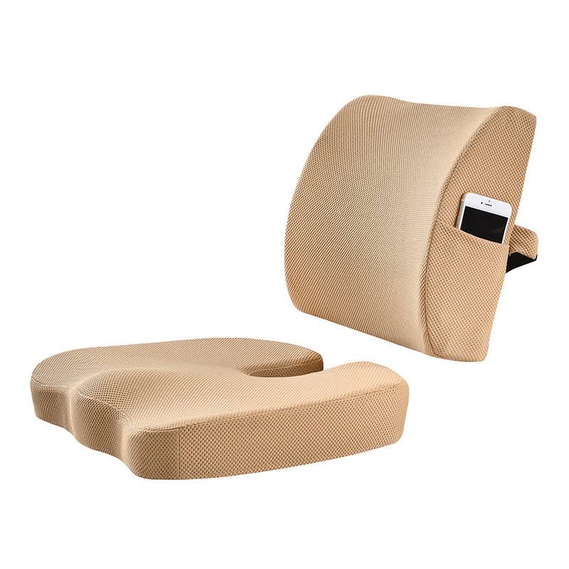 Bienelia™ Set ergonómico de cojines para espalda y asiento