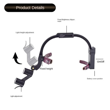 Bienelia™ Lupas dentales de cabeza con luz LED