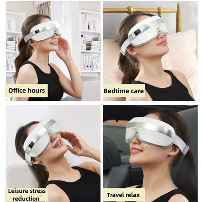 Bienelia™ Masajeador ocular con calor y música