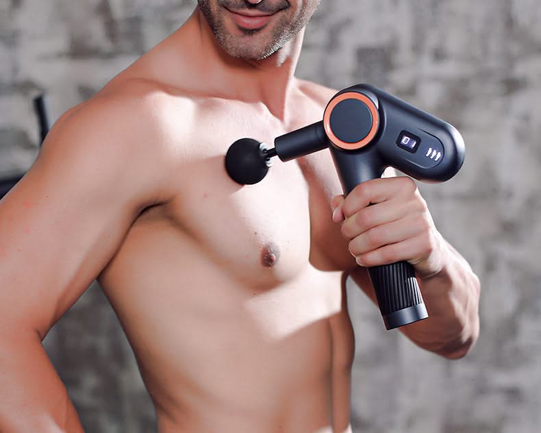 Bienelia™ Pistola de masaje con cabezal giratorio