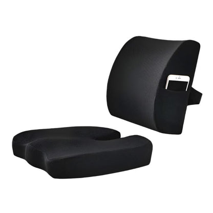 Bienelia™ Set ergonómico de cojines para espalda y asiento