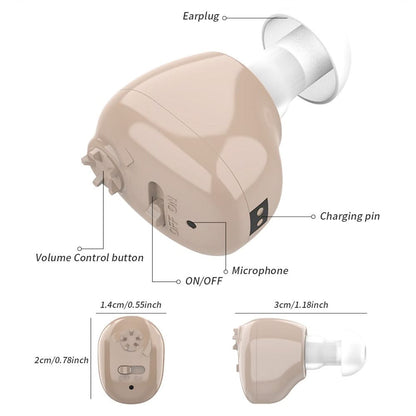 Bienelia™ Audífono recargable por USB