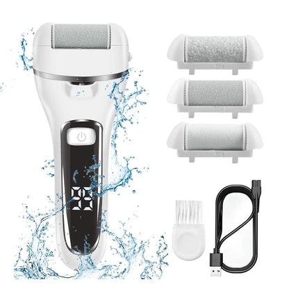 Bienelia™ Lima eléctrica para pies y set de pedicura 10 en 1 para eliminar durezas y callos