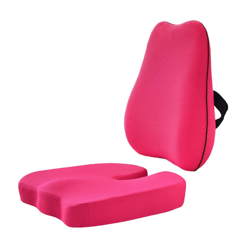Bienelia™ Set ergonómico de cojines lumbar y de asiento