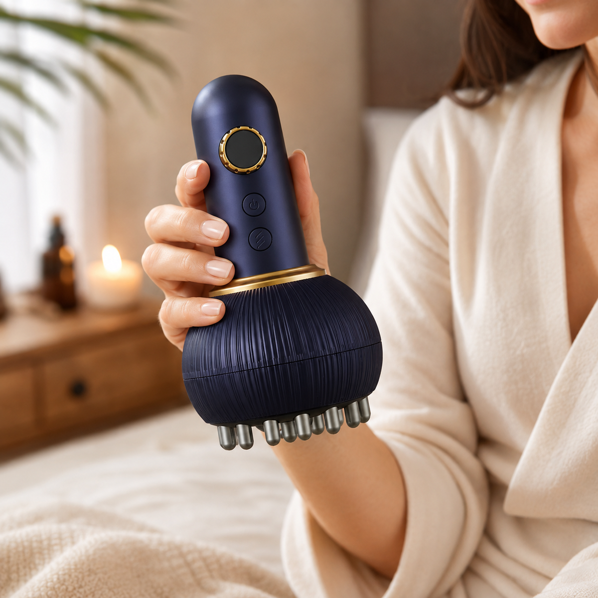 Bienelia™ Masajeador eléctrico gua sha para cuello, hombros y espalda