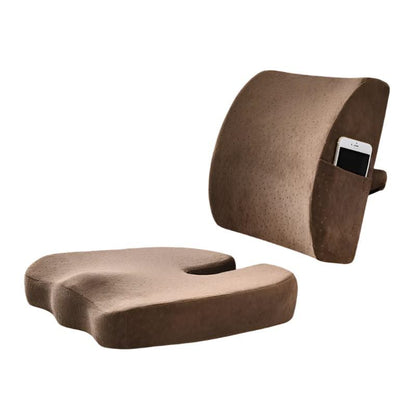 Bienelia™ Set ergonómico de cojines para espalda y asiento