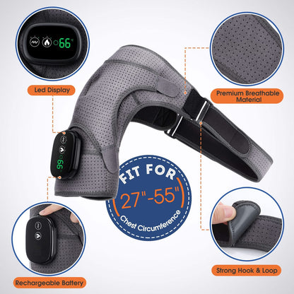 Bienelia™ Hombrera con calor y vibración para aliviar el dolor