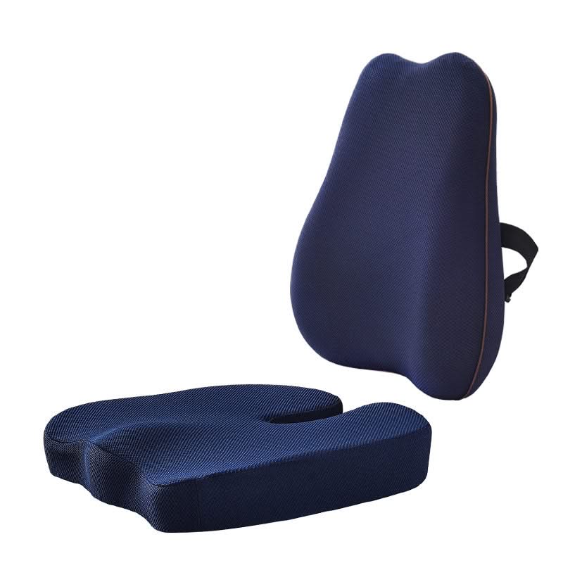 Bienelia™ Set ergonómico de cojines lumbar y de asiento