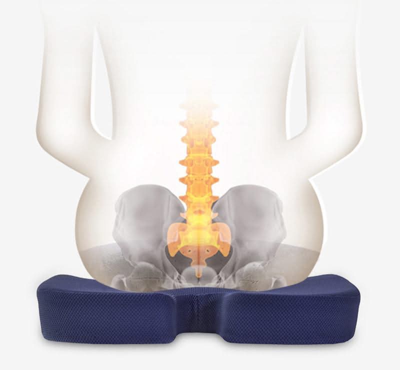Bienelia™ Set ergonómico de cojines lumbar y de asiento