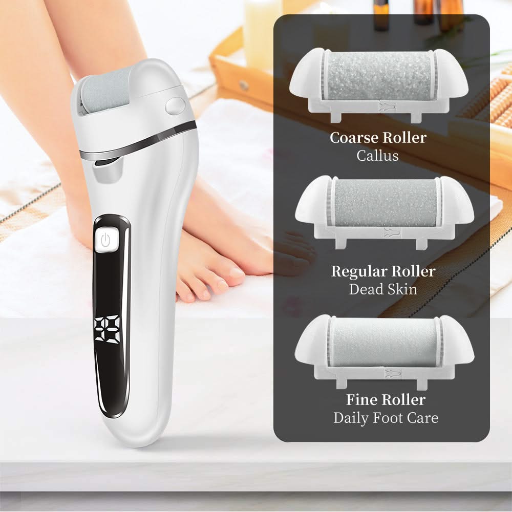 Bienelia™ Lima eléctrica para pies y set de pedicura 10 en 1 para eliminar durezas y callos