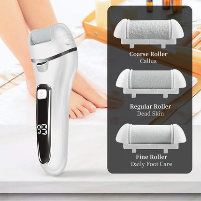 Bienelia™ Lima eléctrica para pies y set de pedicura 10 en 1 para eliminar durezas y callos