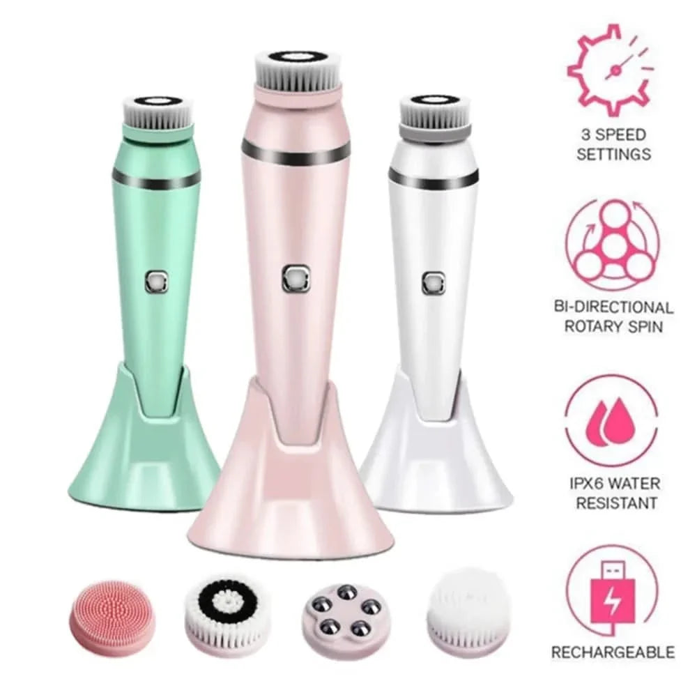 Bienelia™ Cepillo facial de limpieza profunda 4 en 1