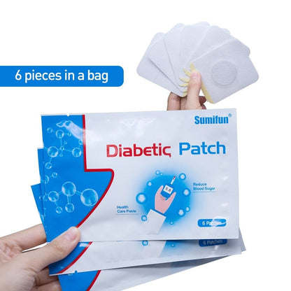 Parche herbal natural para la diabetes