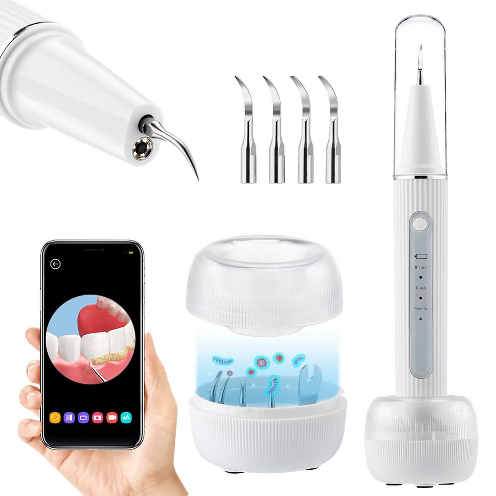Bienelia™ Limpiador dental ultrasónico con cámara