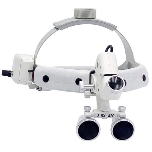 Bienelia™ Conjunto profesional de casco con lupa dental