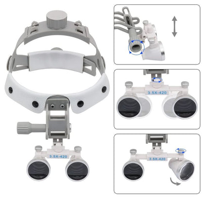 Bienelia™ Casco con lupa para cirugía dental