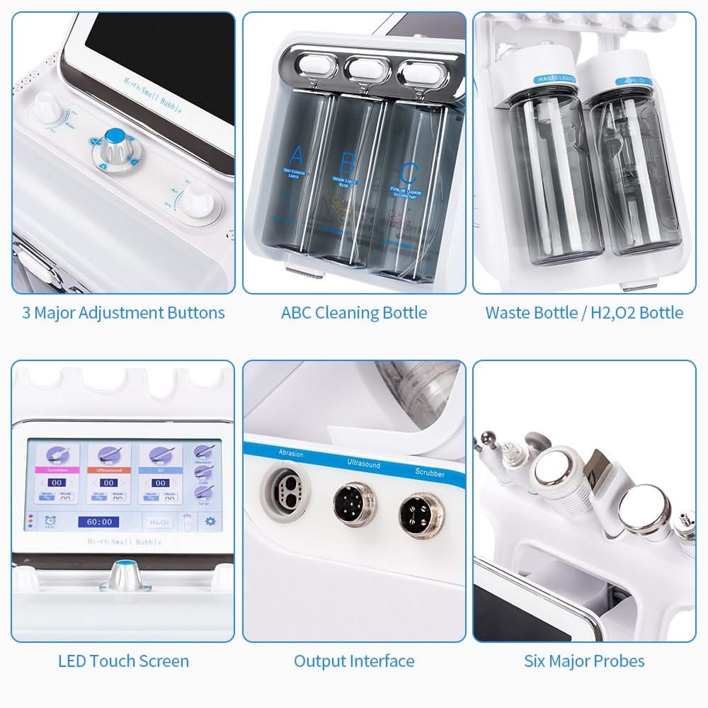 Máquina profesional de hidrodermoabrasión 6 en 1