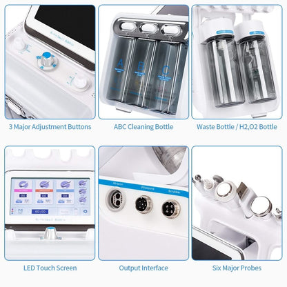 Máquina profesional de hidrodermoabrasión 6 en 1